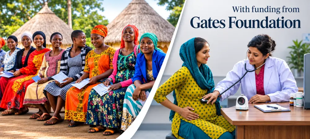 LAKKA Health with funding from the Gates Foundation — maternal health screening in low- and middle-income countries